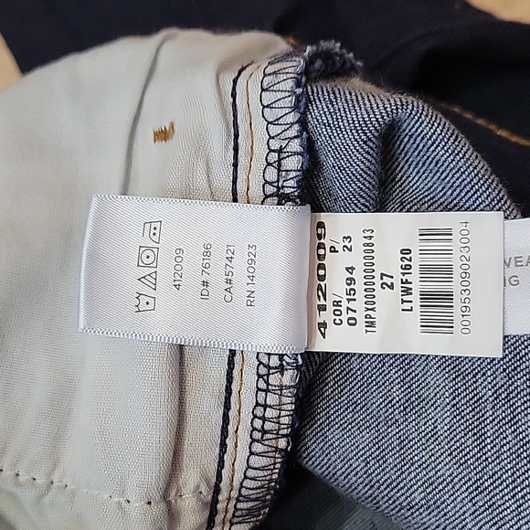 Loft Midrise Skinny Dark Wash Jeans US 27 - Picture 12 of 13